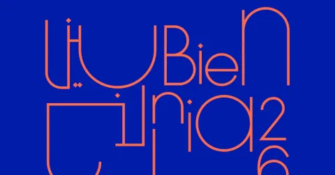 صورة من pentagram.com عن هوية Design Doha Biennial 2026